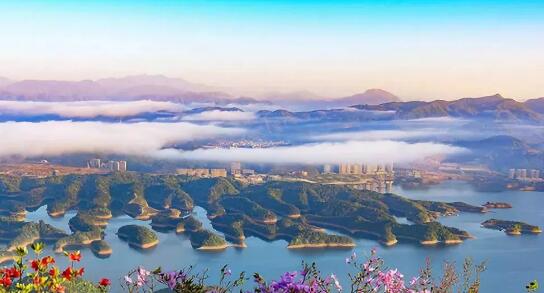 探寻“碧波万岛”秘境,解锁千岛湖核心景观与旅游特色(图2) 俯瞰千岛湖美景