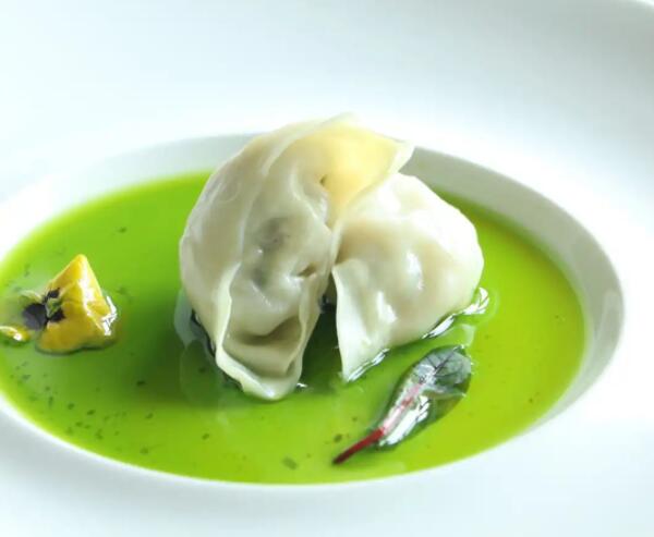 来天目湖,品尝新鲜的田园风味(图2) 可口的荠菜馄饨