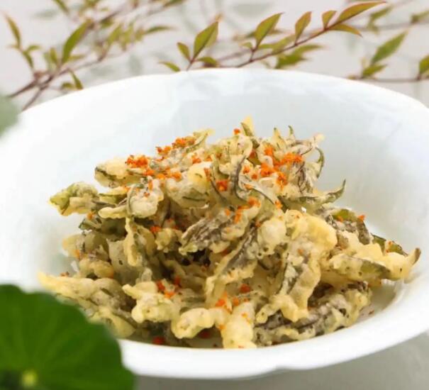 来天目湖,品尝新鲜的田园风味(图6) 椒盐香椿芽