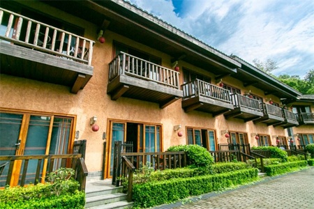 清水湖农家乐全景