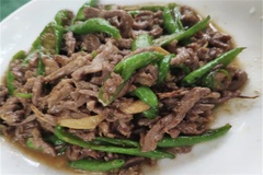 尖椒炒肉