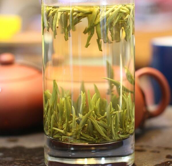 龙谷茶(图2) 泡开的龙谷茶