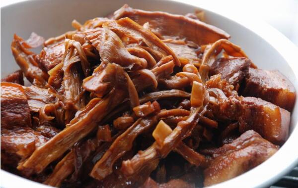 紫阆野山笋干(图2) 野笋干烧肉