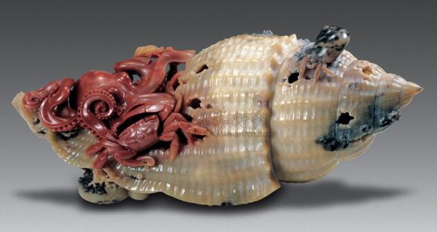 巴林石雕-海螺