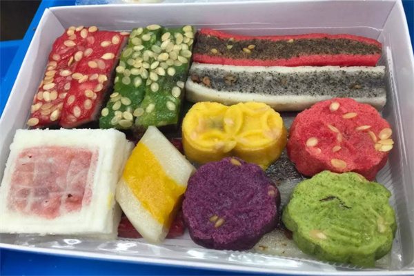 糕团小点(图1) 色彩缤纷的糕团小点