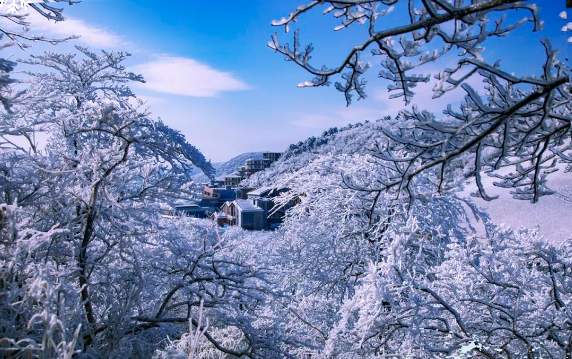 云上草原,南方雪场天花板(图1) 云上草原雪景