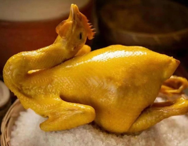 盐焗鸡(图1) 盐焗鸡